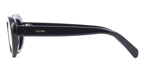 CELINE CL40193I 01A Black Oval Sunglasses With Grey Lenses 